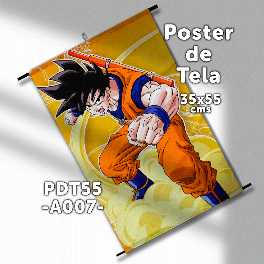 Posters de tela Anime Dragon Ball 35x55cms