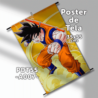 Posters de tela Anime Dragon Ball 35x55cms