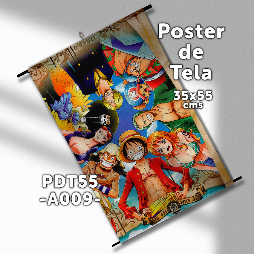 Posters de tela Anime One Piece 35x55cms