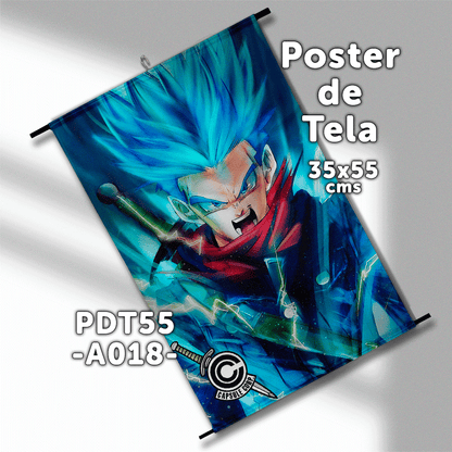 Posters de tela Anime Dragon Ball 35x55cms