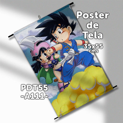 Posters de tela Anime Dragon Ball 35x55cms