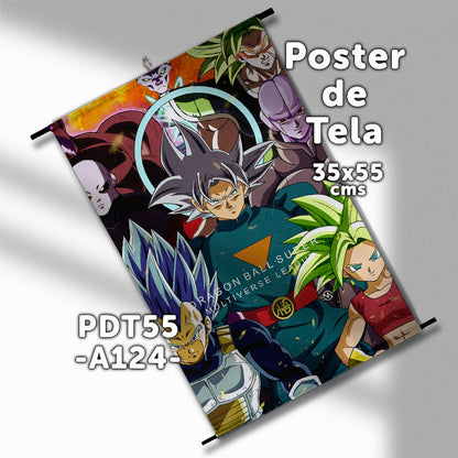 Posters de tela Anime Dragon Ball 35x55cms