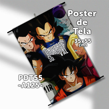 Posters de tela Anime Dragon Ball 35x55cms