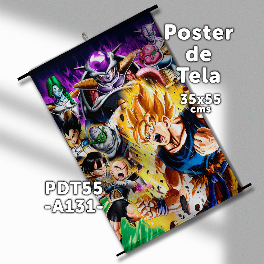 Posters de tela Anime Dragon Ball 35x55cms