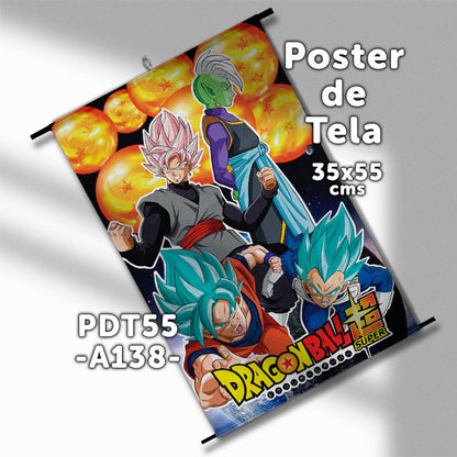 Posters de tela Anime Dragon Ball 35x55cms