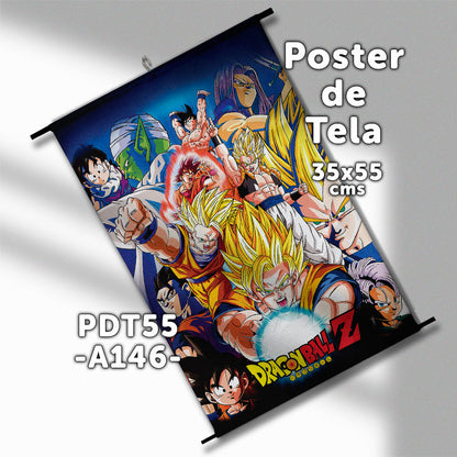 Posters de tela Anime Dragon Ball 35x55cms