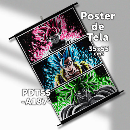 Posters de tela Anime Dragon Ball 35x55cms