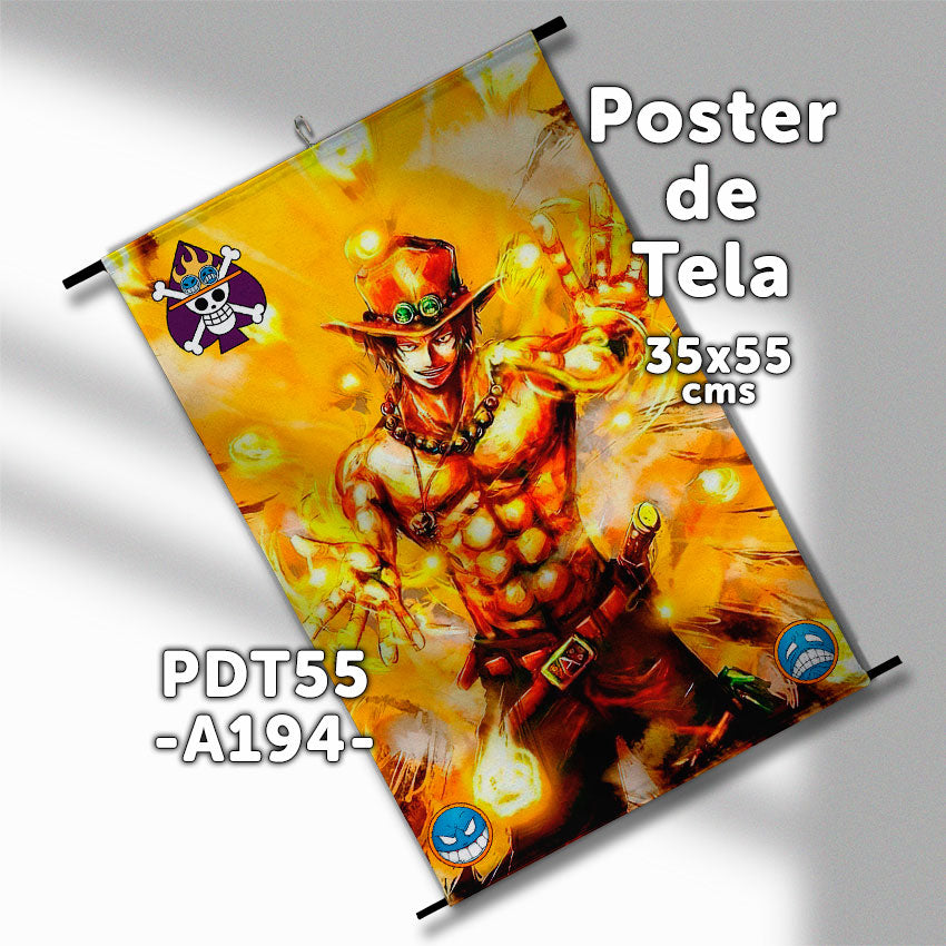 Posters de tela Anime One Piece 35x55cms