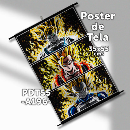Posters de tela Anime Dragon Ball 35x55cms
