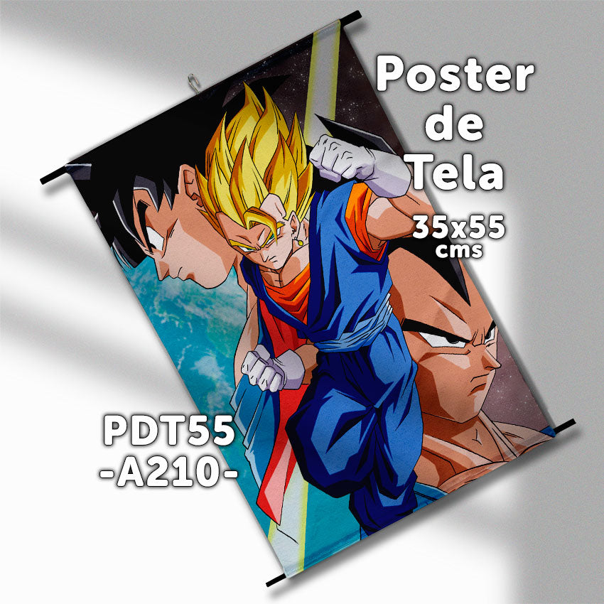 Posters de tela Anime Dragon Ball 35x55cms