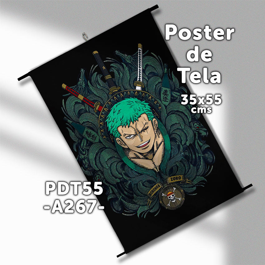 Posters de tela Anime One Piece 35x55cms