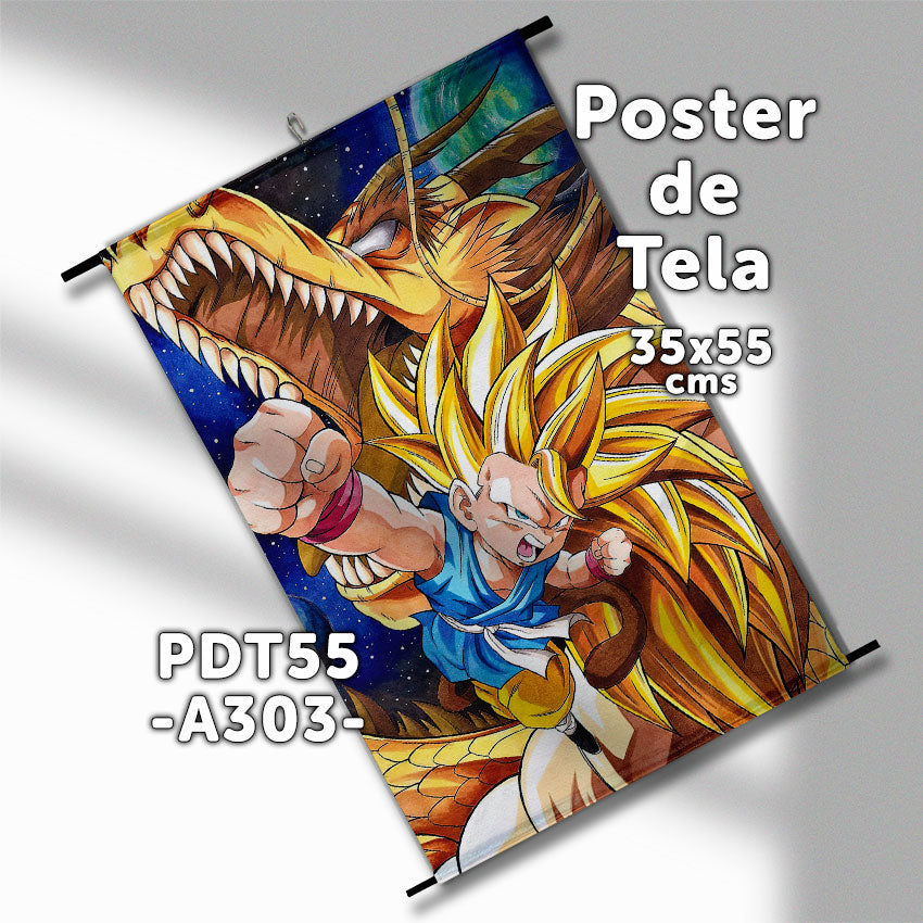 Posters de tela Anime Dragon Ball 35x55cms