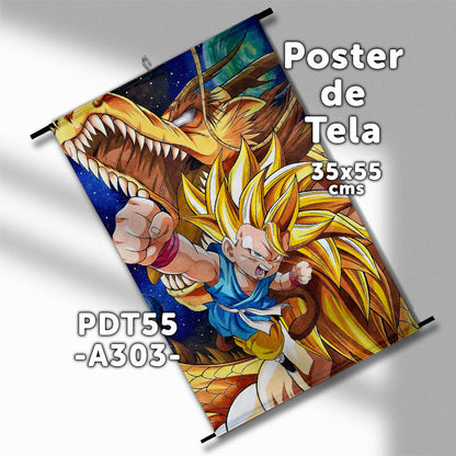 Posters de tela Anime Dragon Ball 35x55cms