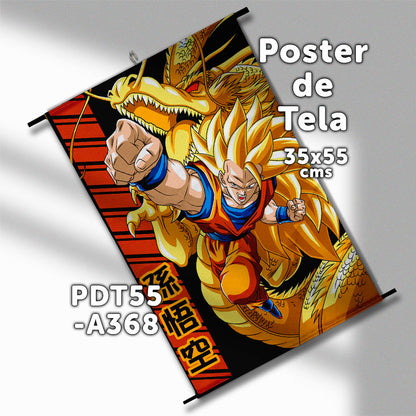 Posters de tela Anime Dragon Ball 35x55cms