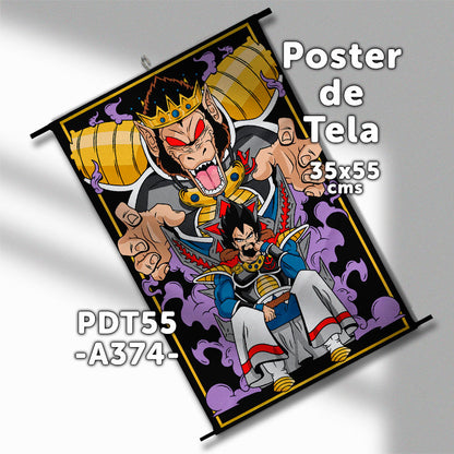Posters de tela Anime Dragon Ball 35x55cms