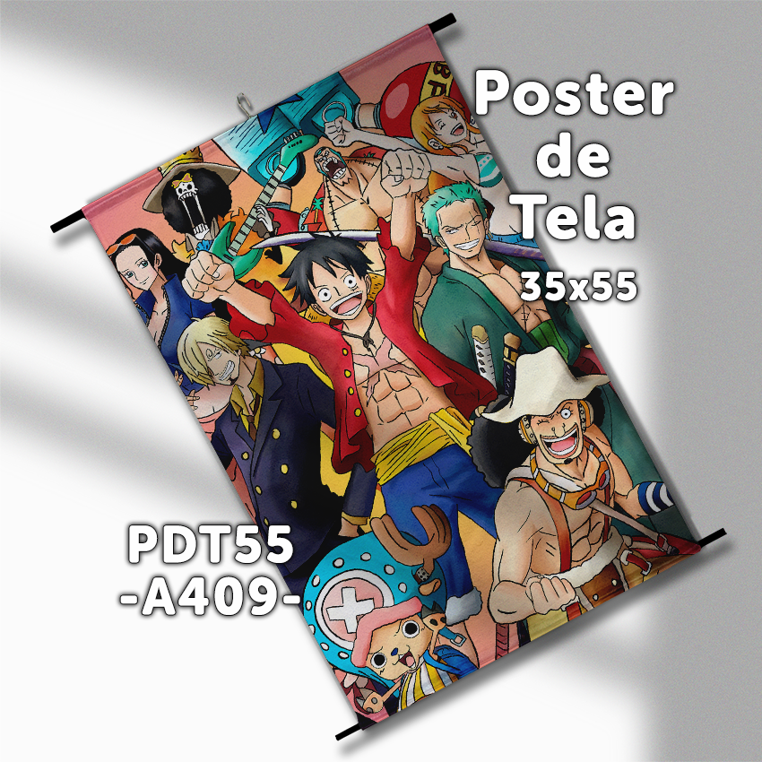 Posters de tela Anime One Piece 35x55cms