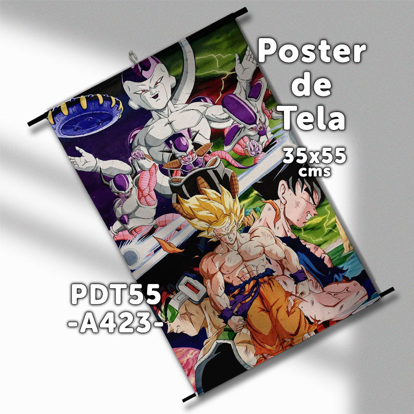 Posters de tela Anime Dragon Ball 35x55cms