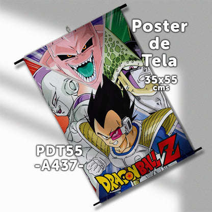Posters de tela Anime Dragon Ball 35x55cms