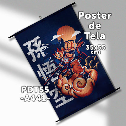 Posters de tela Anime Dragon Ball 35x55cms
