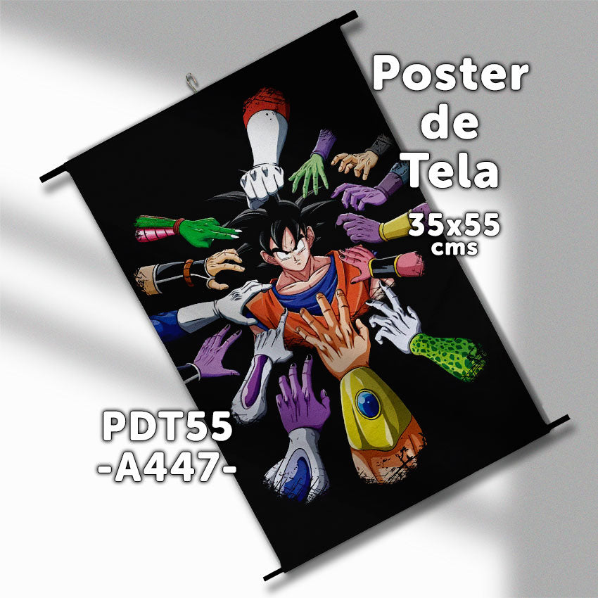 Posters de tela Anime Dragon Ball 35x55cms