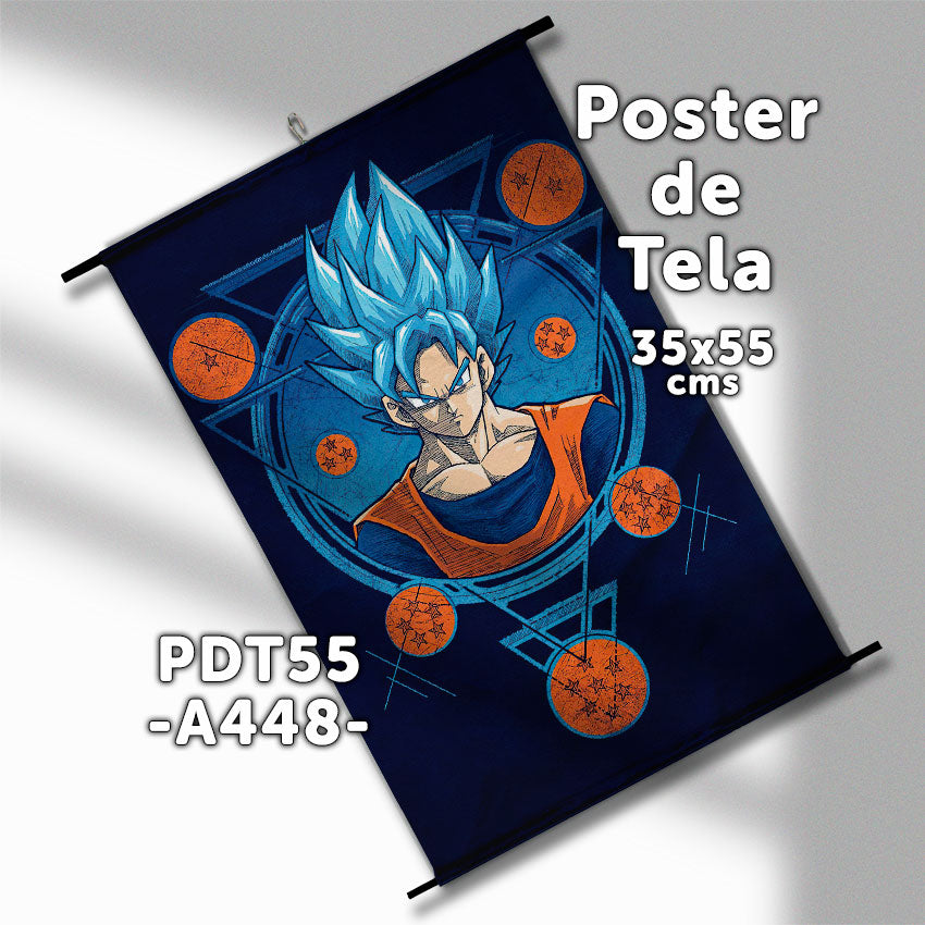 Posters de tela Anime Dragon Ball 35x55cms
