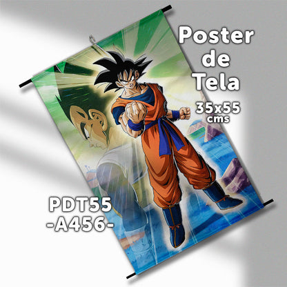 Posters de tela Anime Dragon Ball 35x55cms