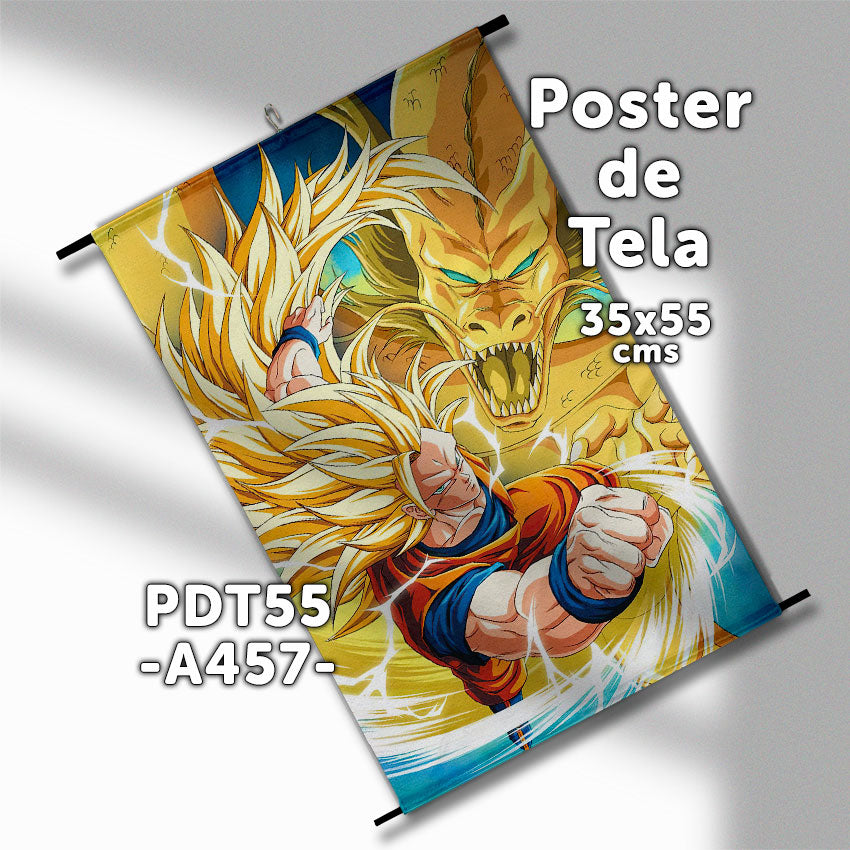 Posters de tela Anime Dragon Ball 35x55cms