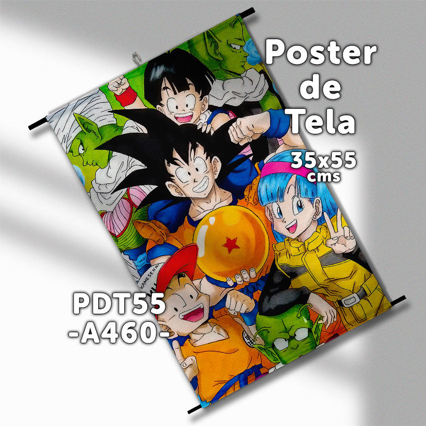 Posters de tela Anime Dragon Ball 35x55cms