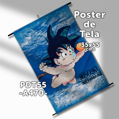 Posters de tela Anime Dragon Ball 35x55cms