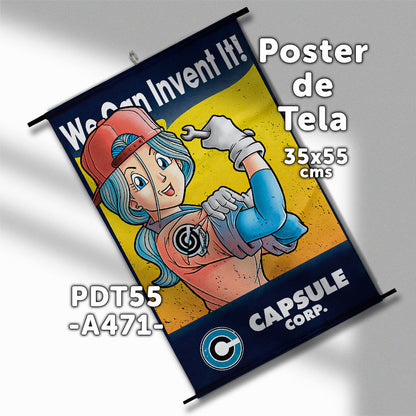 Posters de tela Anime Dragon Ball 35x55cms