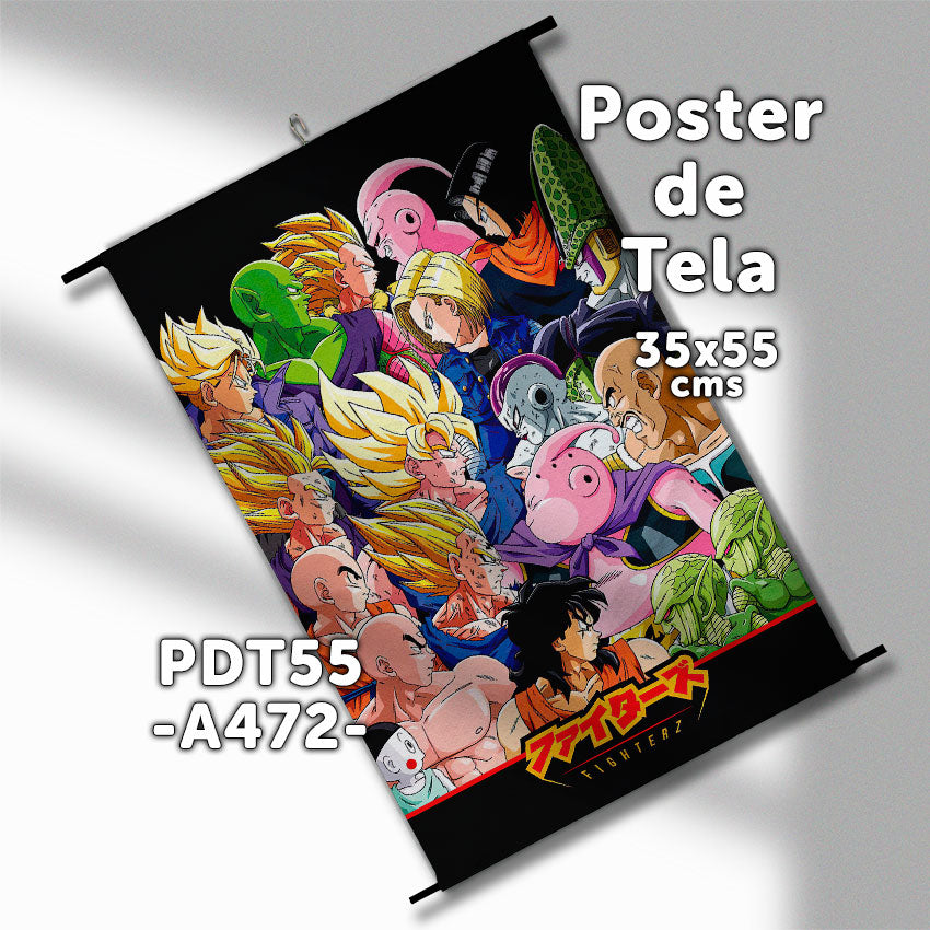 Posters de tela Anime Dragon Ball 35x55cms